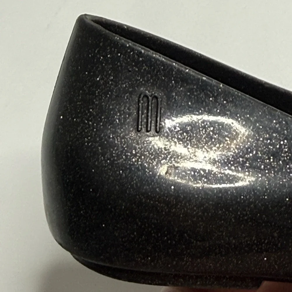 Melissa Space Love x Jason Wu Black Glitter Ballet Flat Shoes Girls US‎ 11 Bow